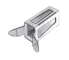 2998 Zierick QC: PCB Receptacles 0.64mm Round or Square PIN - PCB Top Entry 2 Beam